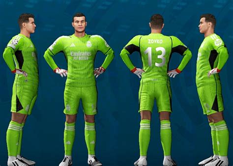 DLS24 Real Madrid GK kits (UCL version) : .